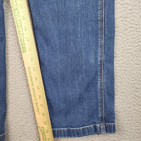 Carhartt Jeans Mens 32x34 Blue Relaxed Denim Straight Rugged Flex Workwear Pants - Picture 5 of 14